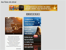 Tablet Screenshot of anaflavia.com.br